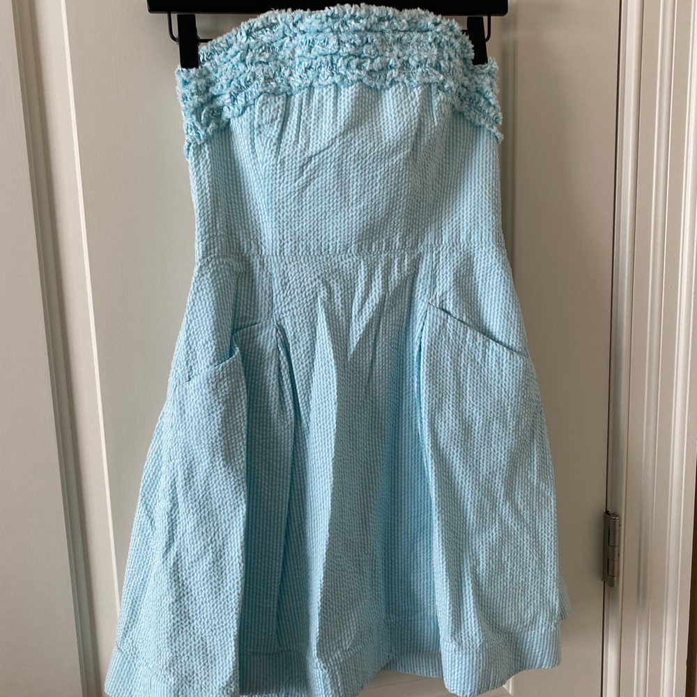 Lilly Pulitzer Seersucker Mini Dress